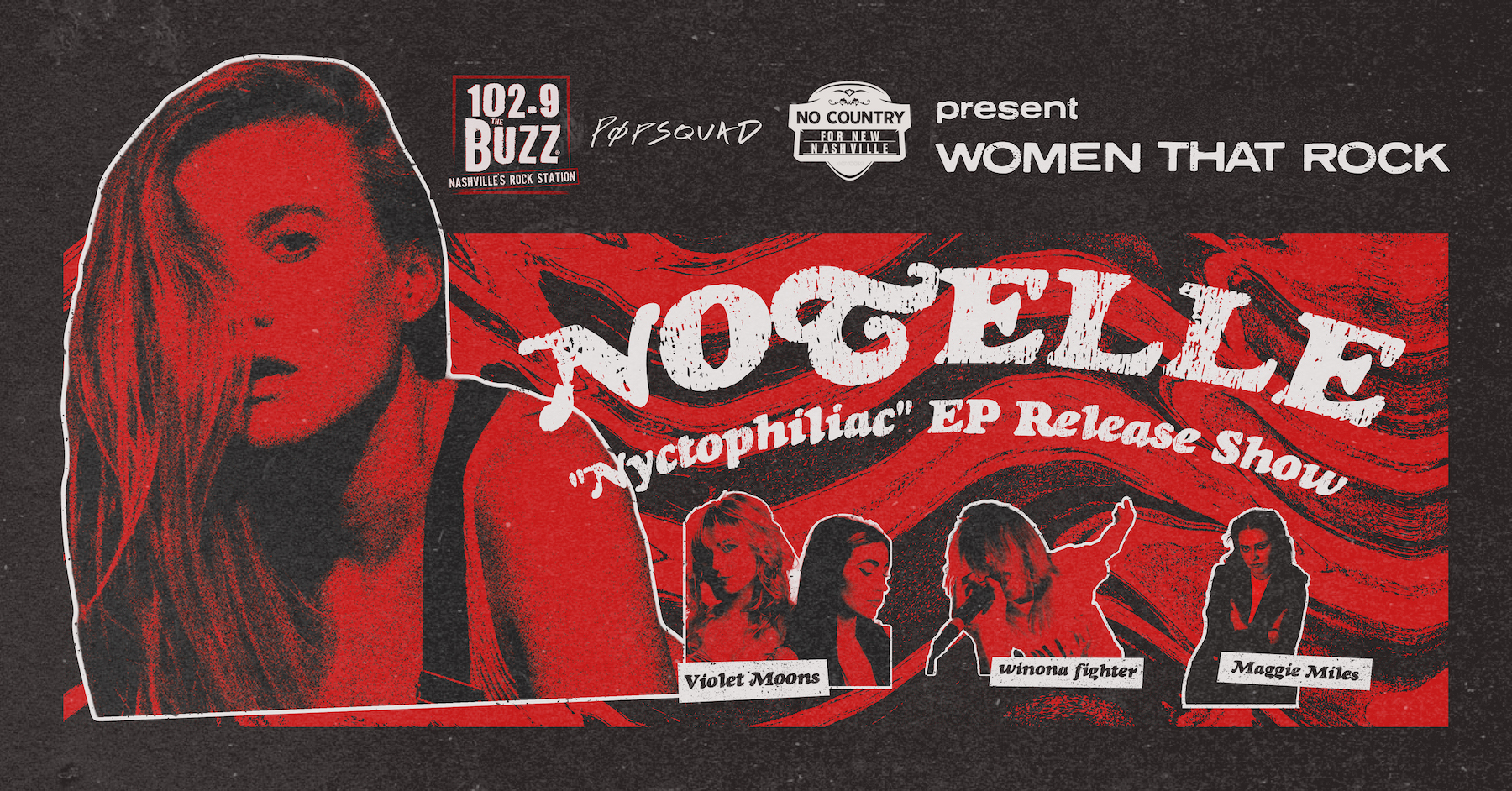 [TICKET GIVEAWAY] Notelle w/ Violet Moons, Maggie Miles, & Winona Fighter | May 12 @ The High Watt