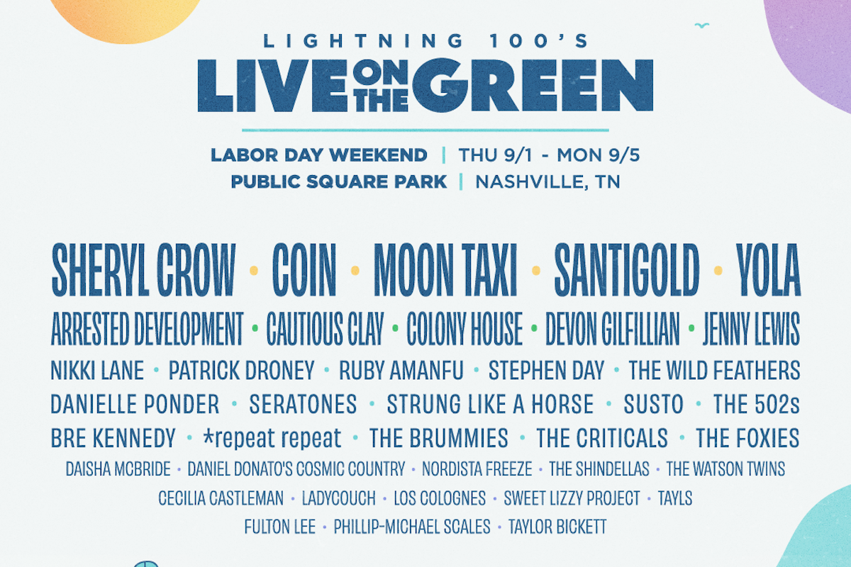 Sheryl Crowe, Coin, Santigold, Moon Taxi, More to Play Live on the Green 2022!