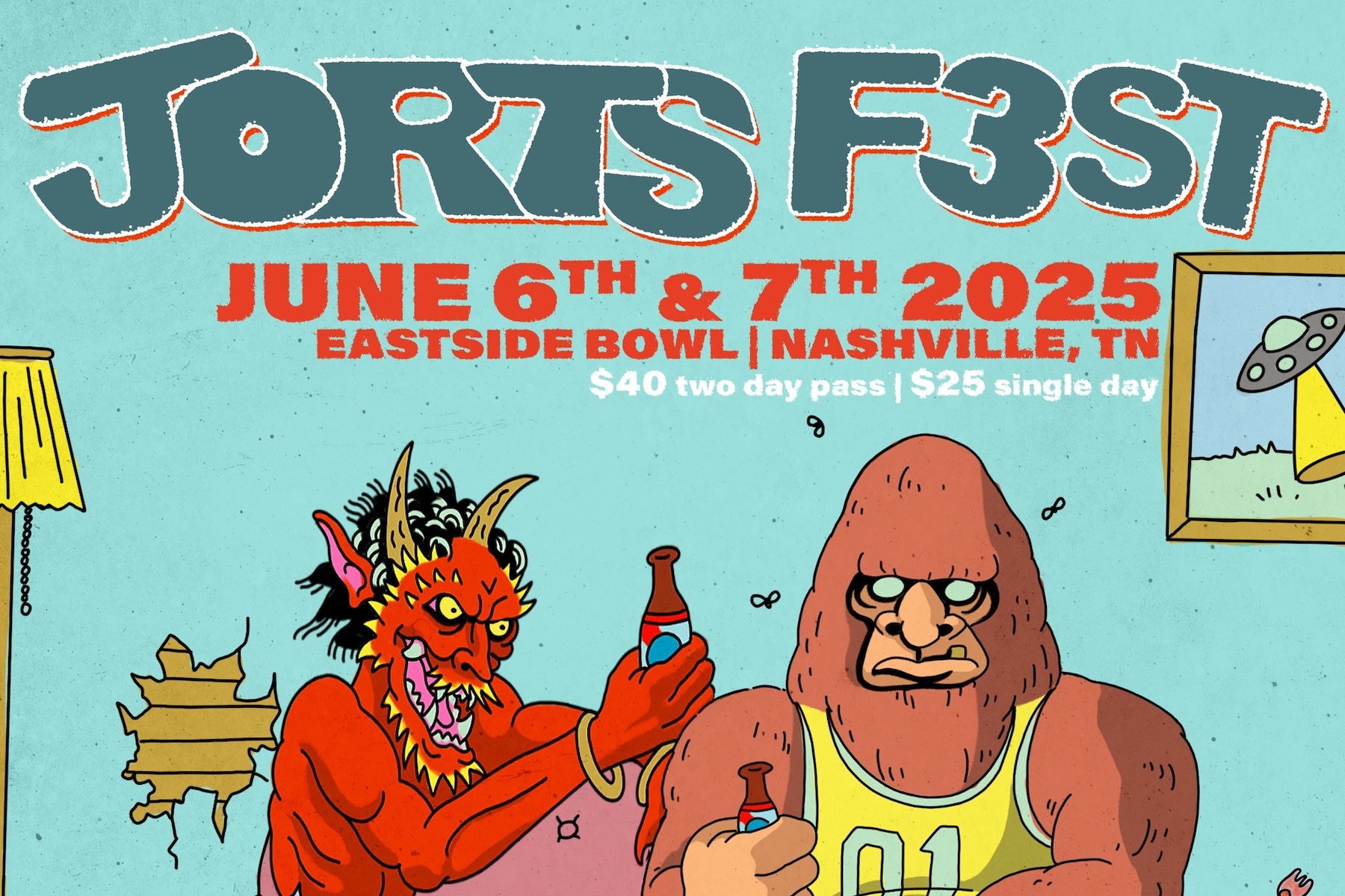 Third Annual Jorts Fest Brings Laura Jane Grace, Bass Drum of Death, Illuminati Hotties, More to Eastside Bowl, June 6 & 7