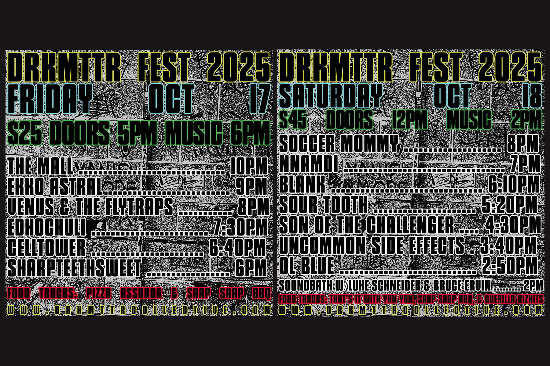 Drkmttr Celebrates 10th Anniversary with Soccer Mommy, NNAMDÏ, The Mall, Ekko Astral, Venus & the Flytraps, B|_ank, More at Drkmttr Fest, Oct. 17 & 18